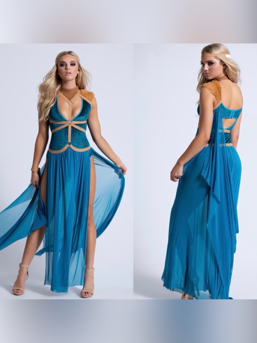 Starline Yandy Khaleesi Game of Thrones Costume Halloween Sz Medium Role Play